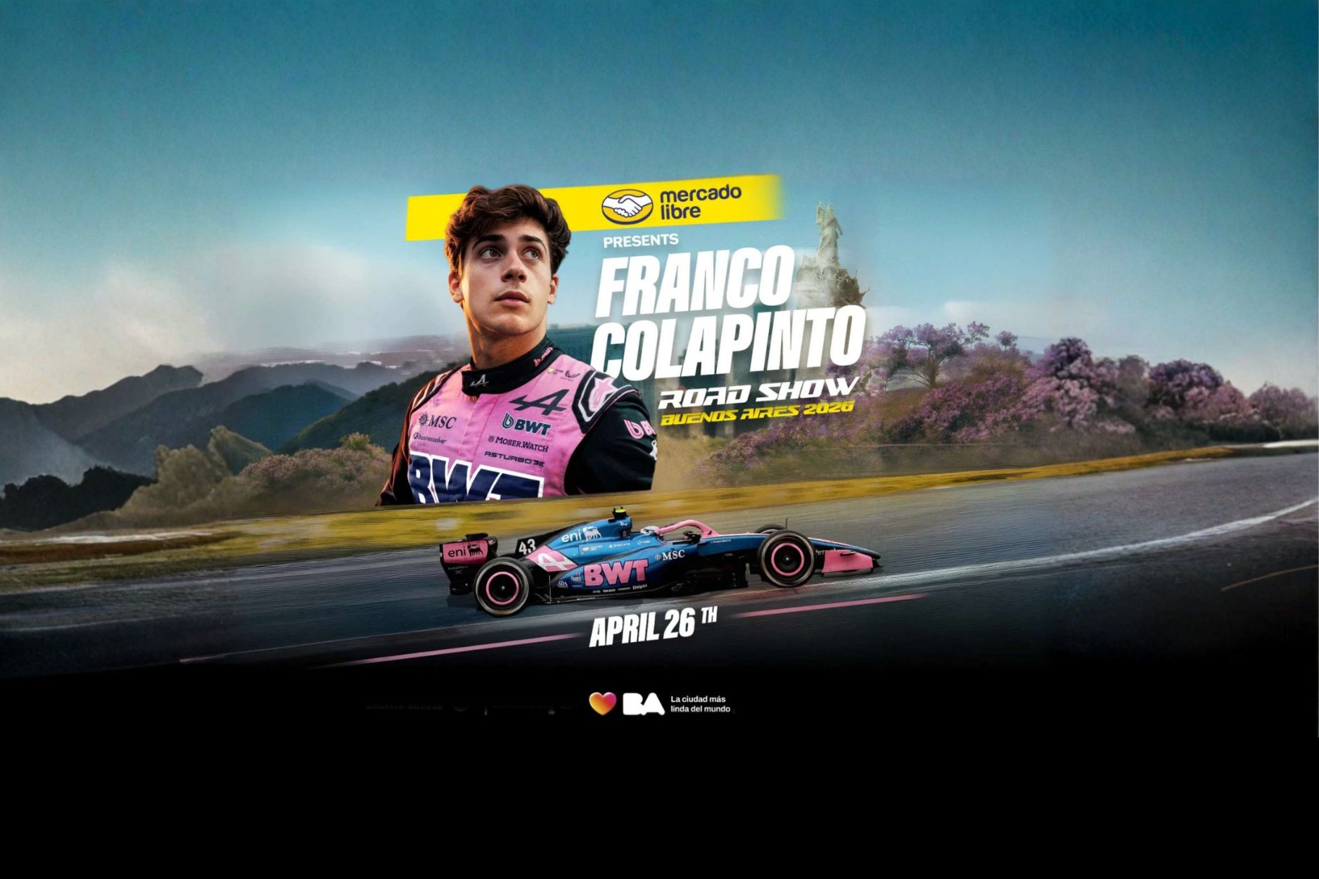 Franco Colapinto — Road Show 2026